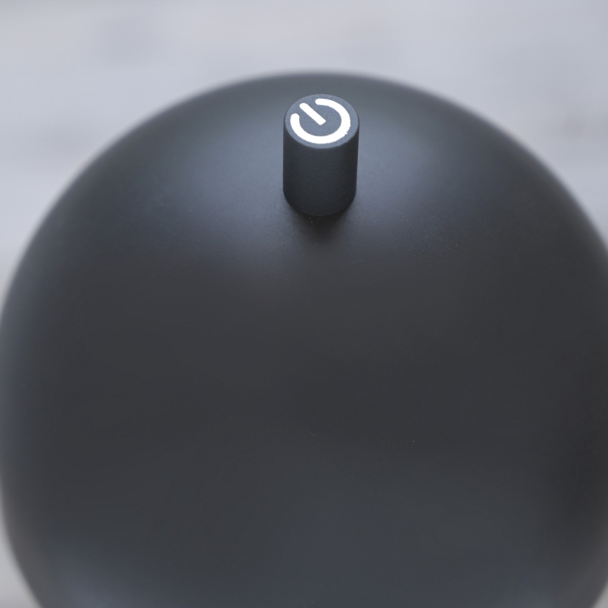 Schöner Wohnen 19245-18 - LED stmievateľná dotyková dobíjateľná vonkajšia stojacia lampa BELLIS LED/2,5W/5V 2600 mAh IP54 čierna