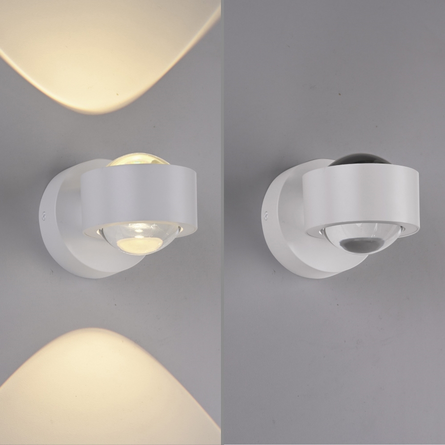 Schöner Wohnen 19331-16 - LED nástenné svietidlo CHIA 2×LED/2 W/230 V biela