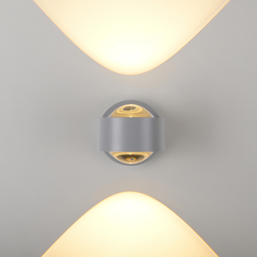 Schöner Wohnen 19331-21 - LED nástenné svietidlo CHIA 2xLED/2W/230V antracitové