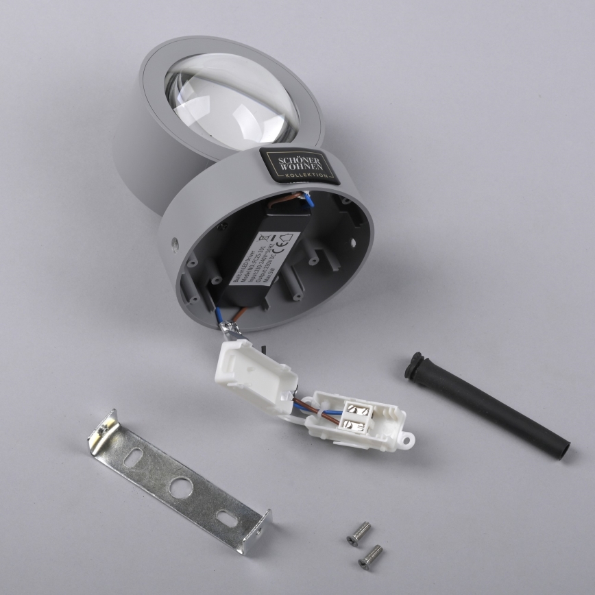 Schöner Wohnen 19331-21 - LED nástenné svietidlo CHIA 2xLED/2W/230V antracitové