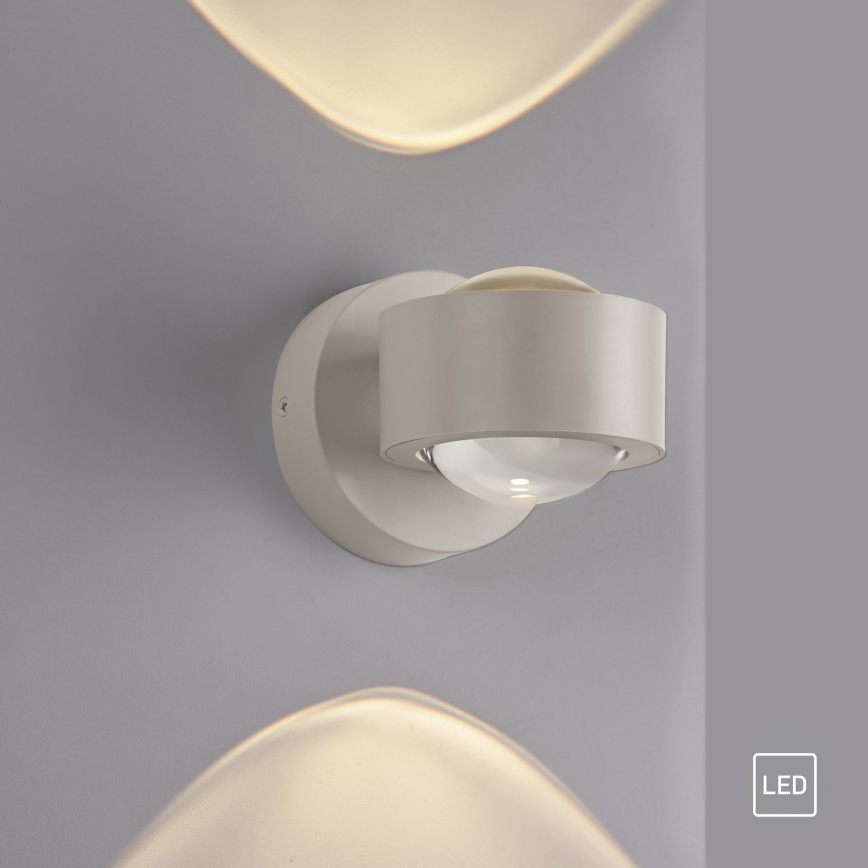 Schöner Wohnen 19331-39 - LED nástenné svietidlo CHIA 2xLED/2W/230V sivá