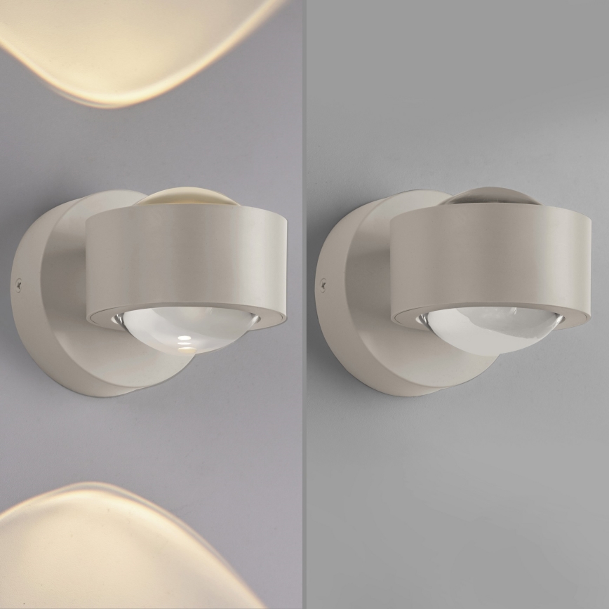 Schöner Wohnen 19331-39 - LED nástenné svietidlo CHIA 2xLED/2W/230V sivá