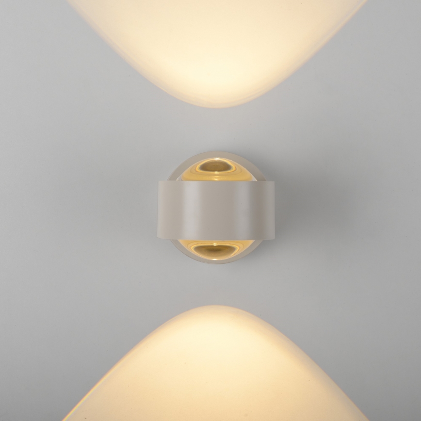 Schöner Wohnen 19331-39 - LED nástenné svietidlo CHIA 2xLED/2W/230V sivá