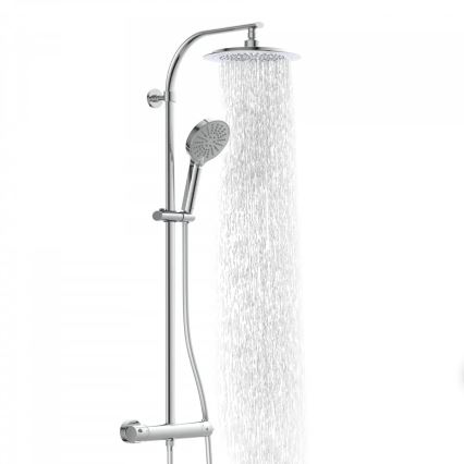 Schütte 60046 - Sprchový set s termostatickou batériou MADURA FRESH, lesklý chróm