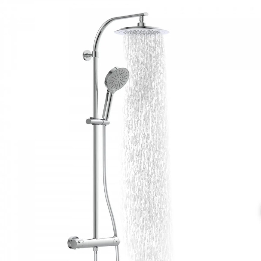 Schütte 60046 - Sprchový set s termostatickou batériou MADURA FRESH, lesklý chróm