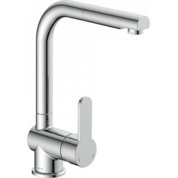 Schütte 79700 - Drezová batéria LONDON s vysúvacou sprchou, lesklý chróm