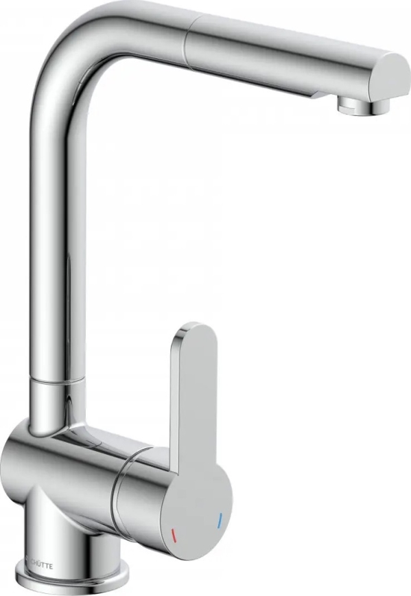 Schütte 79700 - Drezová batéria LONDON s vysúvacou sprchou, lesklý chróm