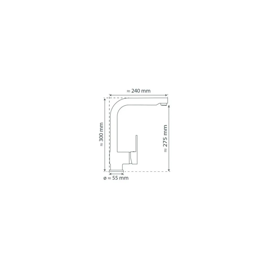 Schütte 79700 - Drezová batéria LONDON s vysúvacou sprchou, lesklý chróm
