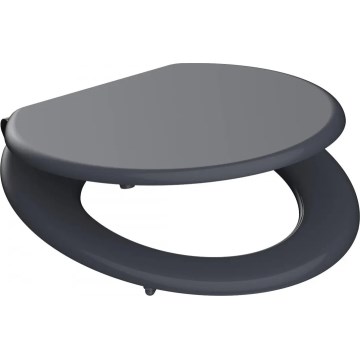 Schütte 80104 - WC sedadlo SPIRIT antracit SoftClose MDF drevo