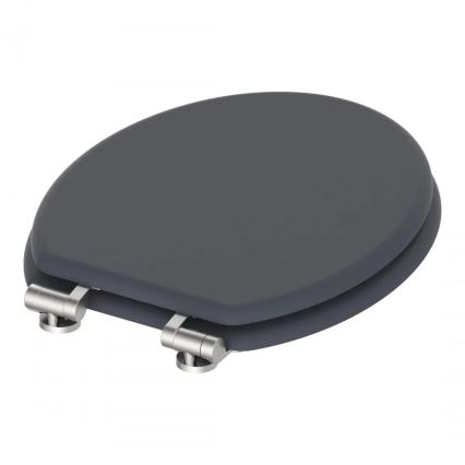 Schütte 80104 - WC sedadlo SPIRIT antracit SoftClose MDF drevo