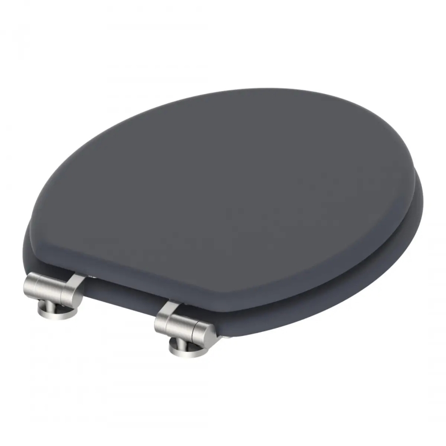Schütte 80104 - WC sedadlo SPIRIT antracit SoftClose MDF drevo