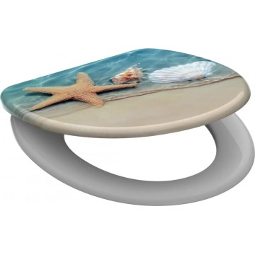 Schütte 82196 - WC sedátko BEACH s funkciou SoftClose, duroplast