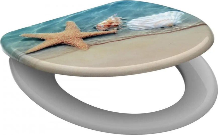 Schütte 82196 - WC sedátko BEACH s funkciou SoftClose, duroplast