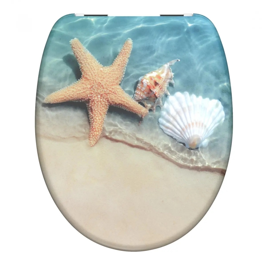 Schütte 82196 - WC sedátko BEACH s funkciou SoftClose, duroplast