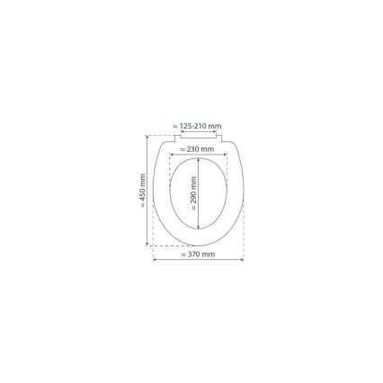 Schütte 82196 - WC sedátko BEACH s funkciou SoftClose, duroplast