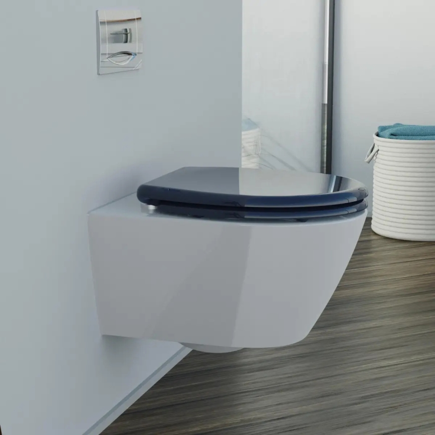 Schütte 82304-A - WC sedátko Antracit, SoftClose, z duroplastu