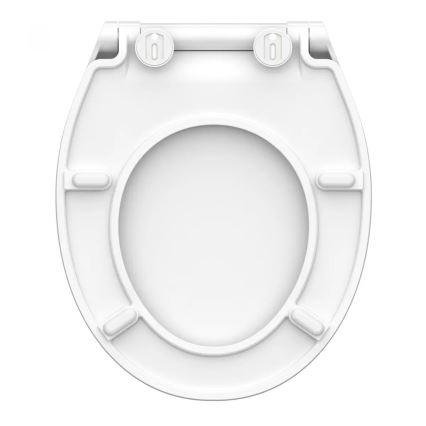 Schütte 82700 - WC sedadlo SLIM WHITE SoftClose z duroplastu