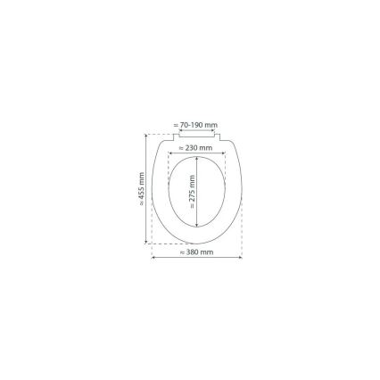 Schütte 82700 - WC sedadlo SLIM WHITE SoftClose z duroplastu