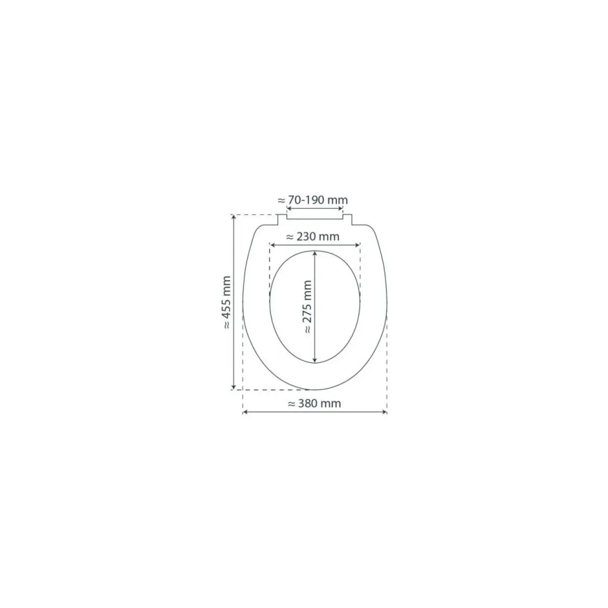 Schütte 82700 - WC sedadlo SLIM WHITE SoftClose z duroplastu