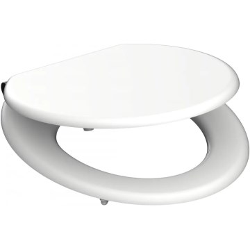 Schütte 84100-A - WC sedadlo, biele, s tichým zatváraním, MDF