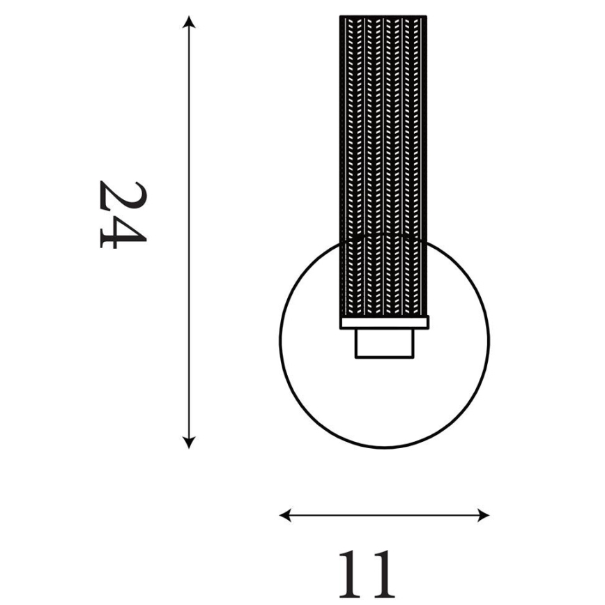 Searchlight - stmievateľné kúpeľňové nástenné svietidlo ABERDEEN LED/7W/230V IP44 mosadz