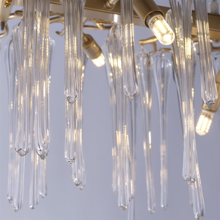 Searchlight - Luster na lanku HERITAGE 10xG9/33W/230V