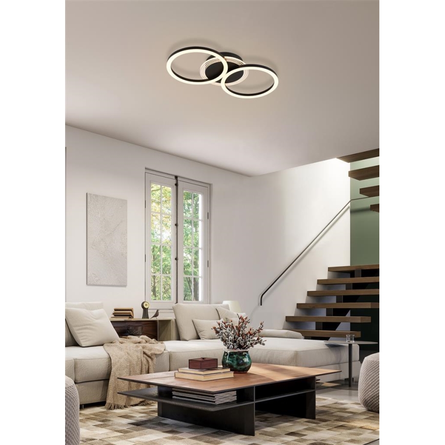 Searchlight - LED stmievateľné stropné svietidlo CONTOUR LED/24W/230V 3000K