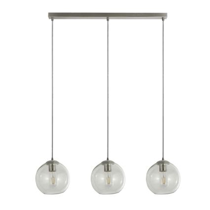 Searchlight - Luster na lanku PENDANT 3xE27/40W/230V matný chróm