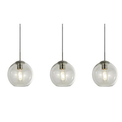Searchlight - Luster na lanku PENDANT 3xE27/40W/230V matný chróm