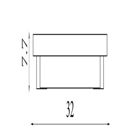 Searchlight - LED Nástenné svietidlo ANCHOR LED/12W/230V