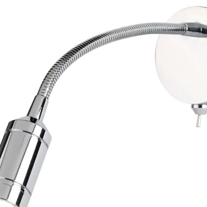 Searchlight - LED Flexibilná lampička ADJU LED/1W/230V lesklý chróm
