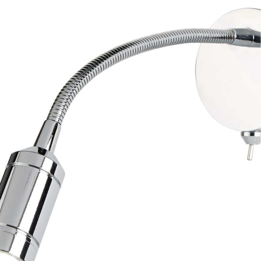 Searchlight - LED Flexibilná lampička ADJU LED/1W/230V lesklý chróm