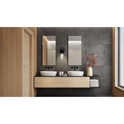 Searchlight - Nástenné svietidlo IMPERIAL 1xG9/7W/230V čierna