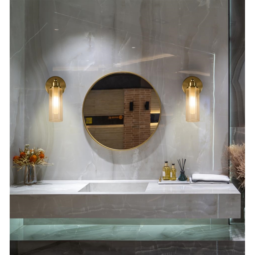 Searchlight - Nástenné svietidlo IMPERIAL 1xG9/7W/230V mosadz