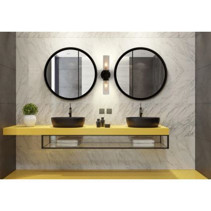 Searchlight - Nástenné svietidlo IMPERIAL 2xG9/33W/230V čierne