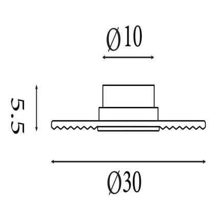 Searchlight - LED stmievateľné nástenné svietidlo CLEO LED/9,4W/230V čierna