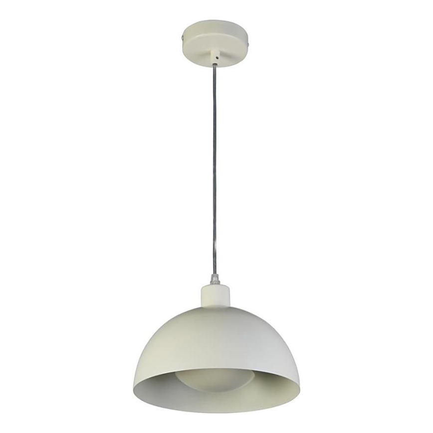 Searchlight - Závesný luster MARS na lanku, 1xE27/60W/230V, priemer 40 cm, krémová