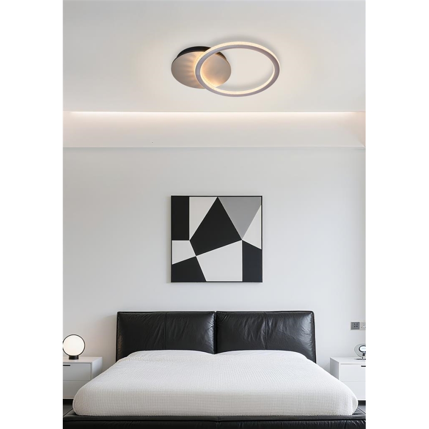 Searchlight - LED stmievateľné stropné svietidlo SPECS LED/18W/230V 3000K 35x45 cm mosadz