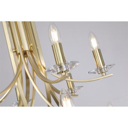 Searchlight - Závesný luster ASCONA na reťazi 12xE14/60W/230V