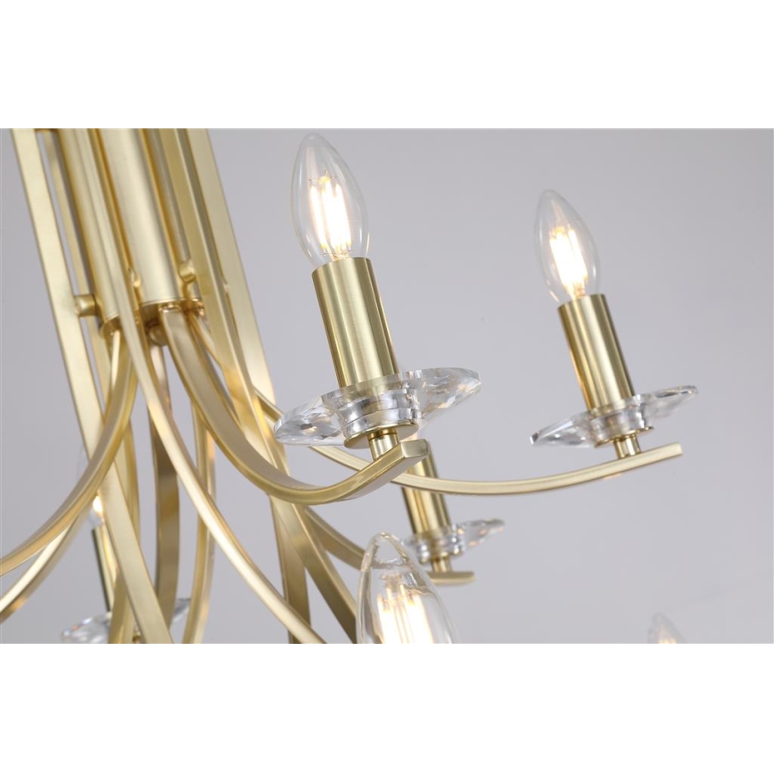 Searchlight - Závesný luster ASCONA na reťazi 12xE14/60W/230V