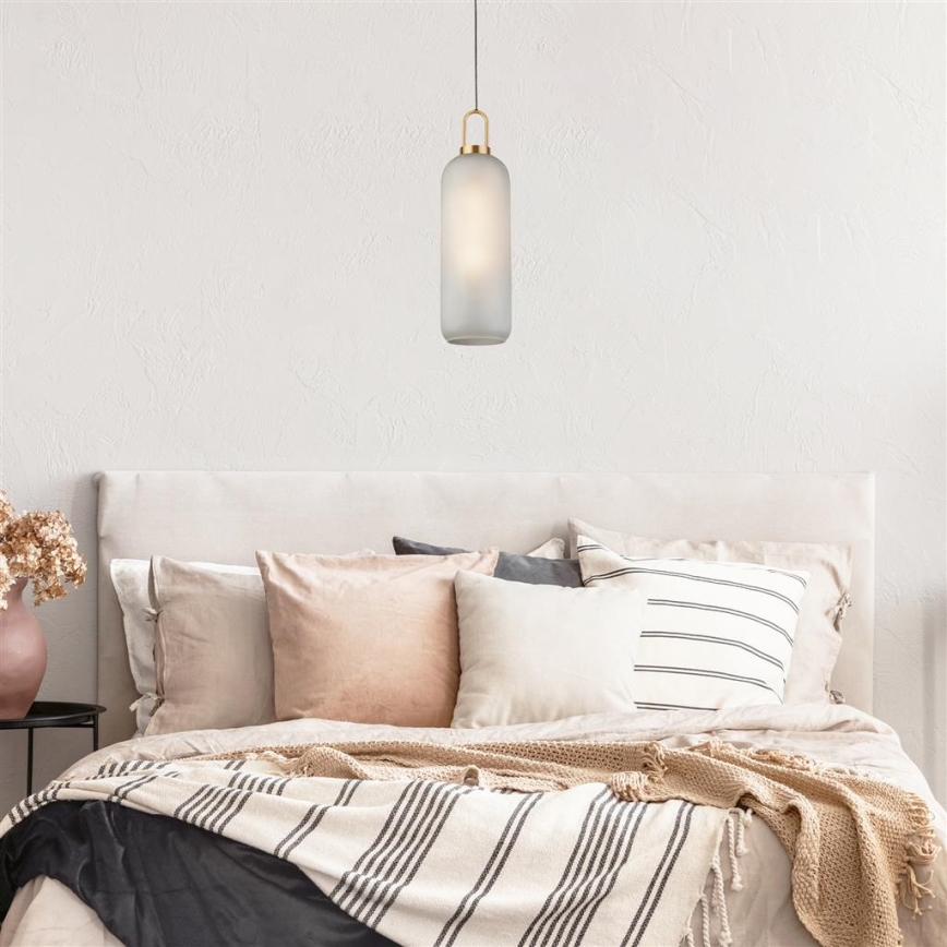 Searchlight - Luster na lanku PIPETTE 1xE27/60W/230V matná