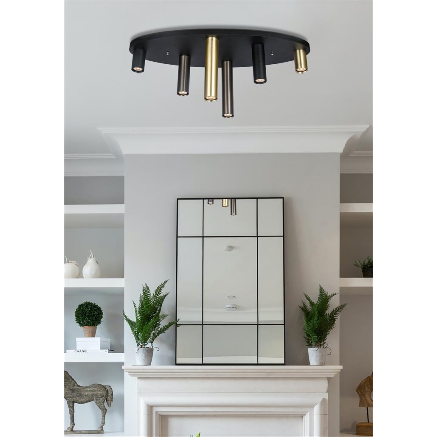 Searchlight - Stropné svietidlo TUBES 6xGU10/10W/230V 80x30 cm