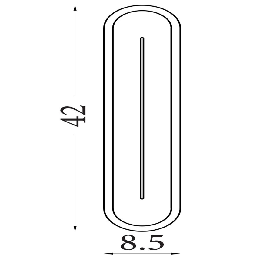 Searchlight - LED stmievateľné nástenné svietidlo COUPER LED/14W/230V 3000K