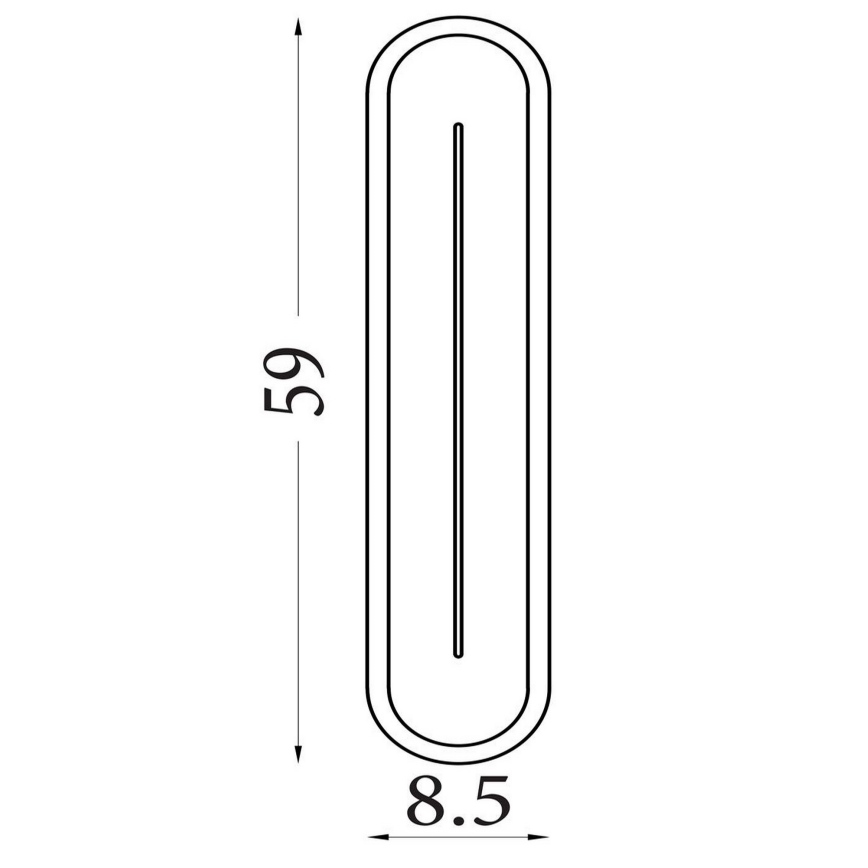 Searchlight - Stmievateľné LED nástenné svietidlo COUPER LED/25W/230V 3000K mosadz