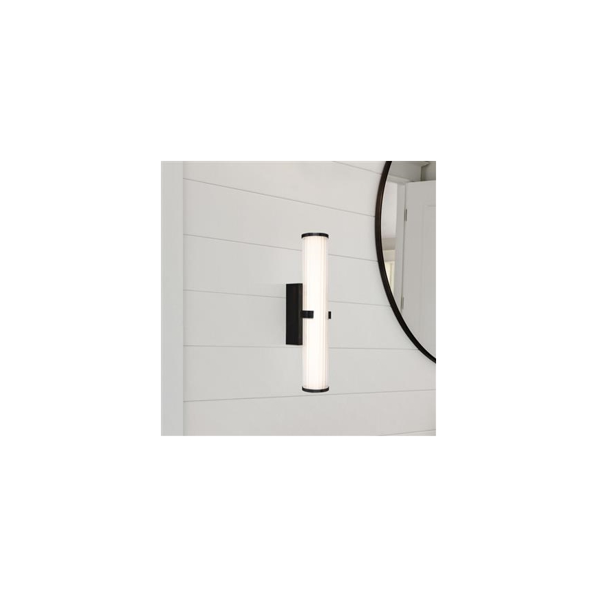 Searchlight - LED Kúpeľňové svietidlo CLAMP LED/18W/230V IP44 čierna