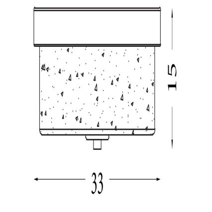 Searchlight - Kúpeľňové stropné svietidlo PRESTON 2xE27/60W/230V IP44 pr. 33 cm mosadz