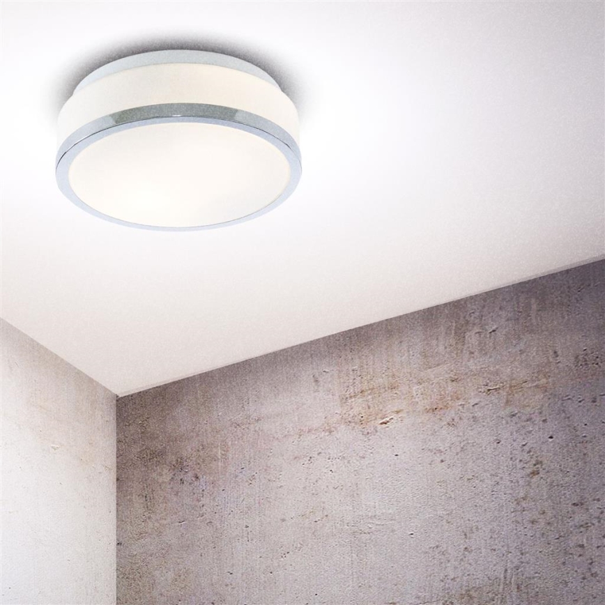 Searchlight - Kúpeľňové stropné svietidlo DISC 2xE27/60W/230V IP44