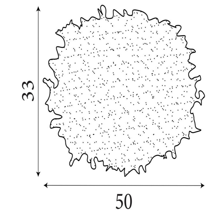 Searchlight – tienidlo KATE pre luster, pätice E14/E27, priemer 50 cm, ružové