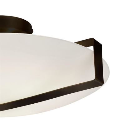 Searchlight - Stropné svietidlo SUNDIAL 3xE27/40W/230V čierne