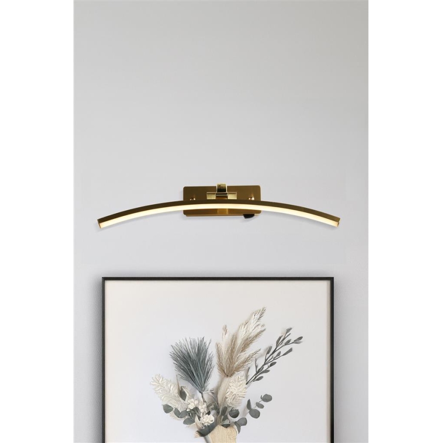 Searchlight - LED obrazové svietidlo SANTORINI LED/11,03W/230V mosadz